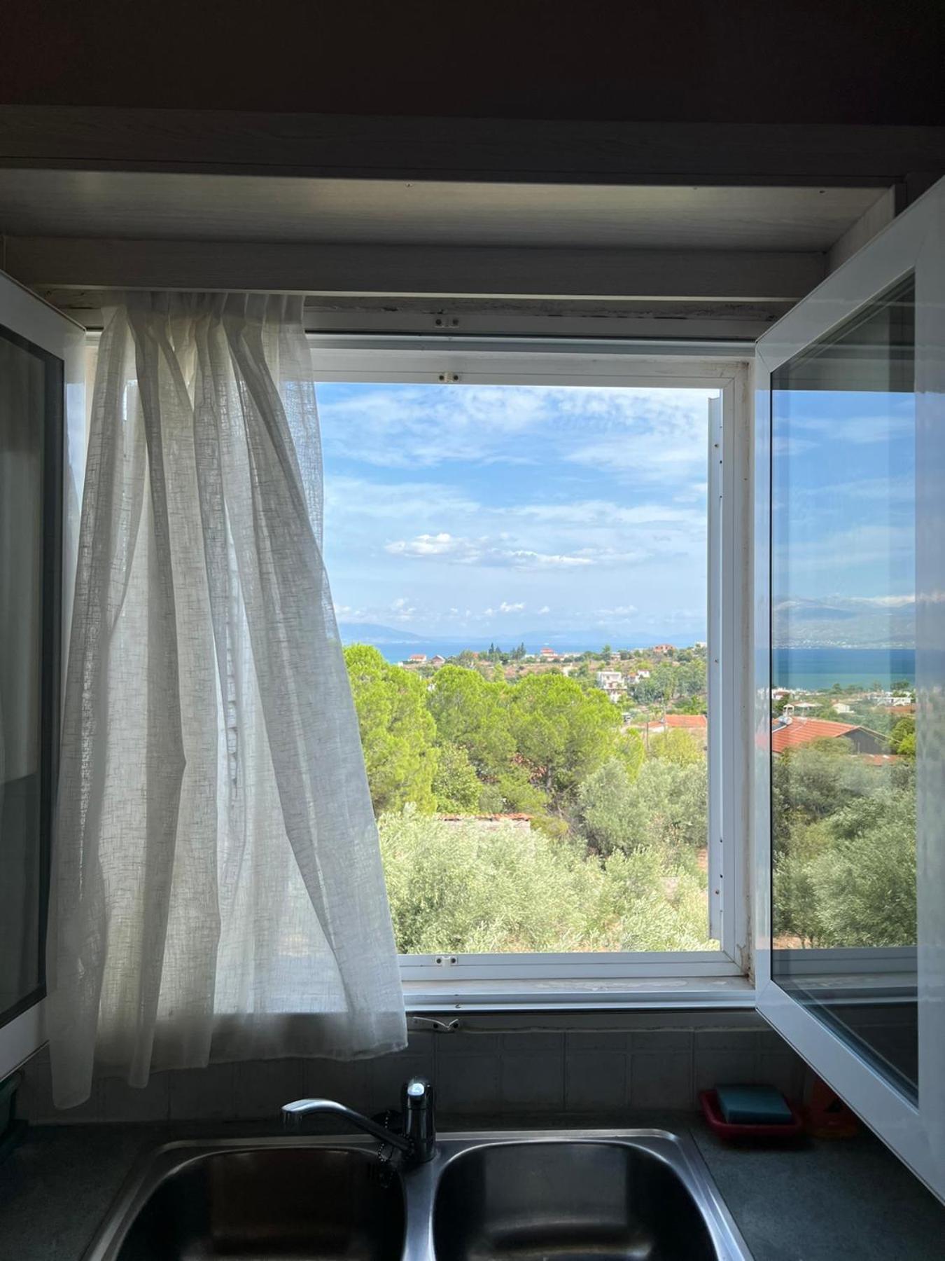 Xenia'S Seaview House Villa Paralia Avlidhos Luaran gambar