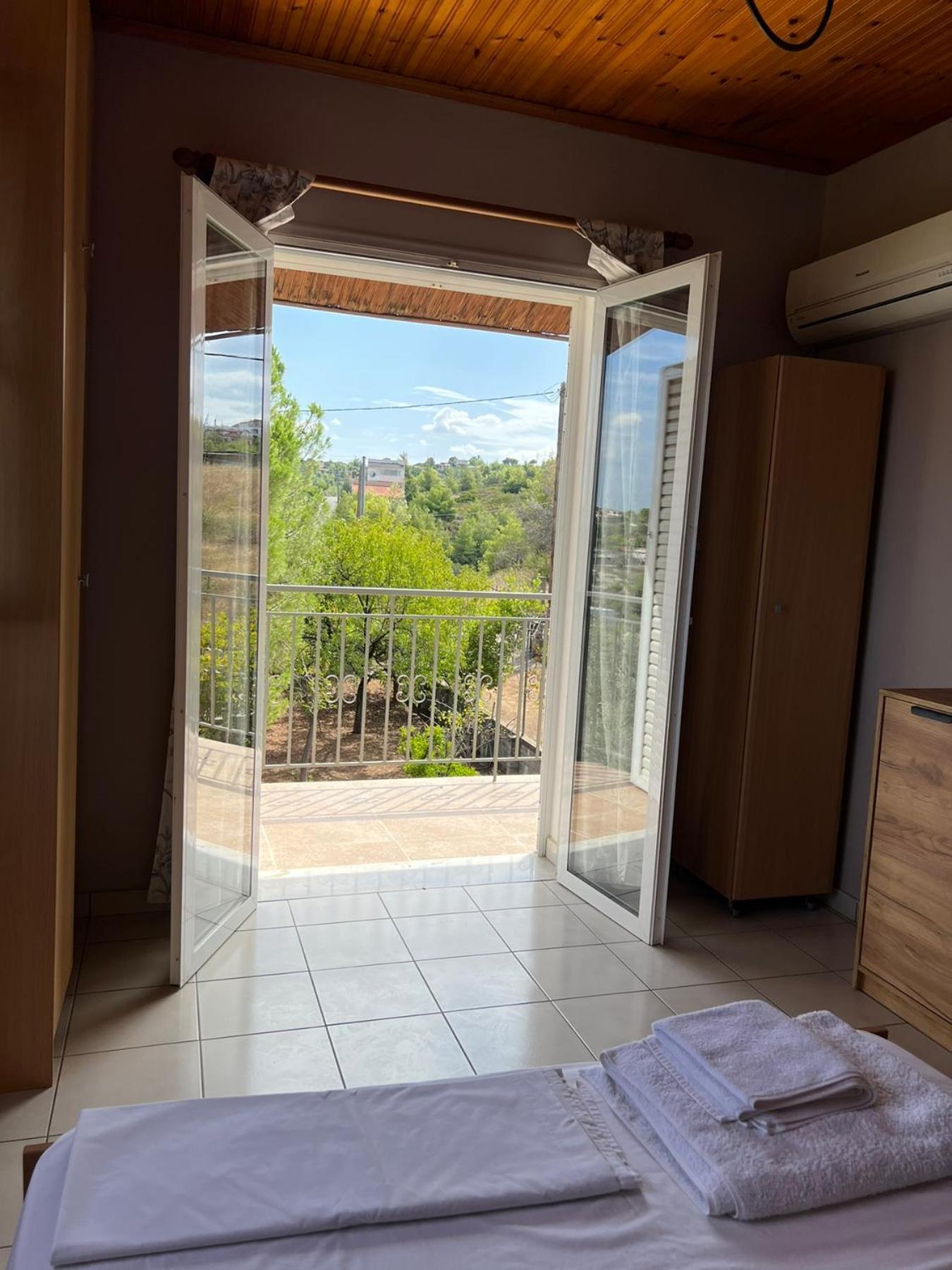 Xenia'S Seaview House Villa Paralia Avlidhos Luaran gambar